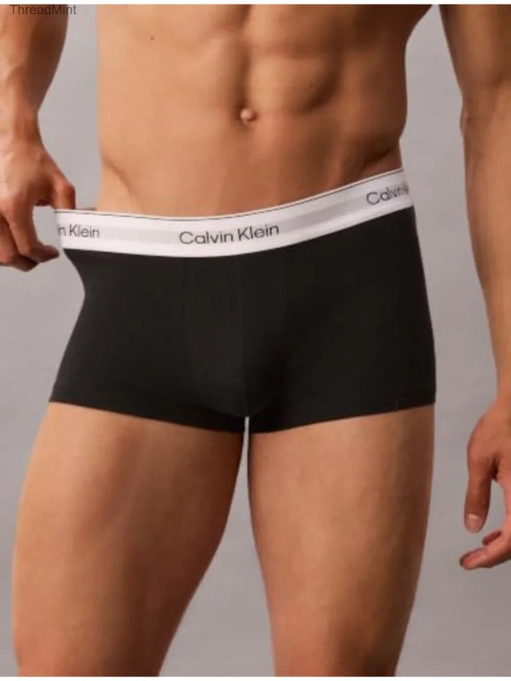 Mens Cotton Stretch Low Rise Trunk 3-Pack Underwear